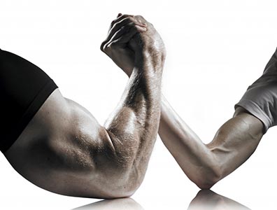How to hand yourself bigger muscles